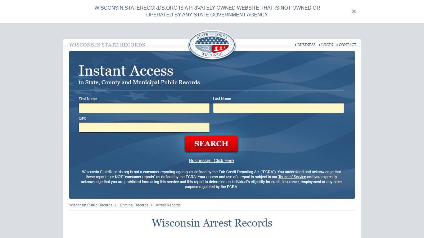 Wisconsin Arrest Records | StateRecords.org